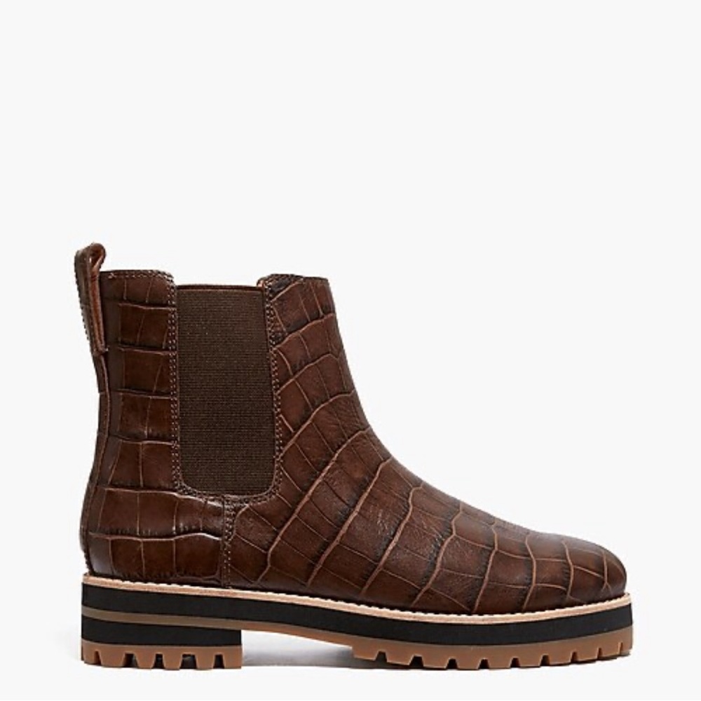 MADEWELL Chelsea boots Brand New in sold out alligator embossed leather